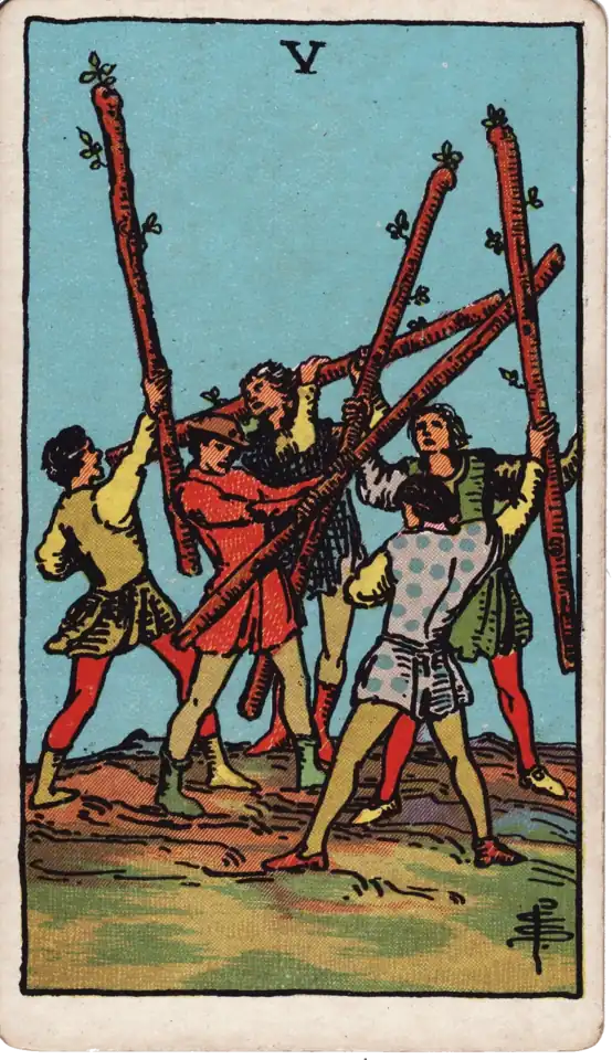 Five of Wands