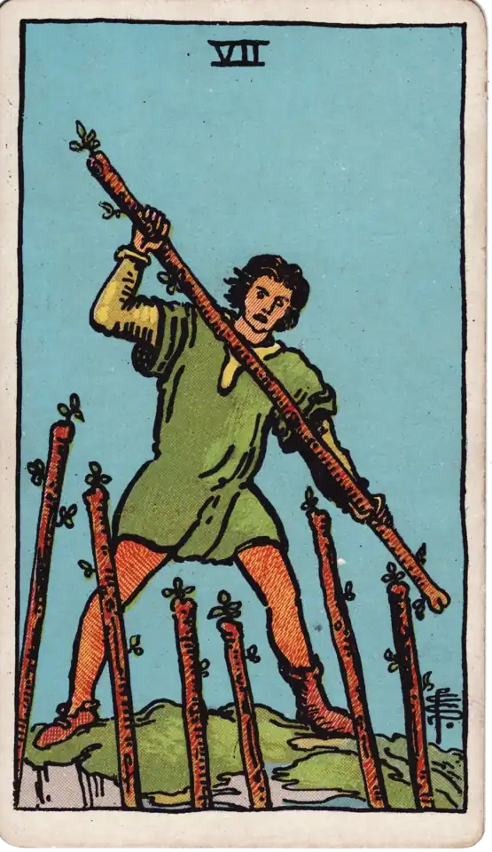 Seven of Wands